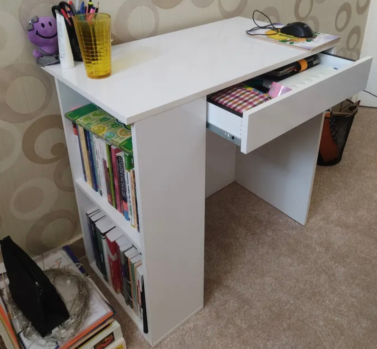 میز تحریر کشو دار کتابخانه دار مدل ۱۰۱ - M80