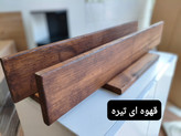 شلف دیواری چوب طبیعی تک عددی